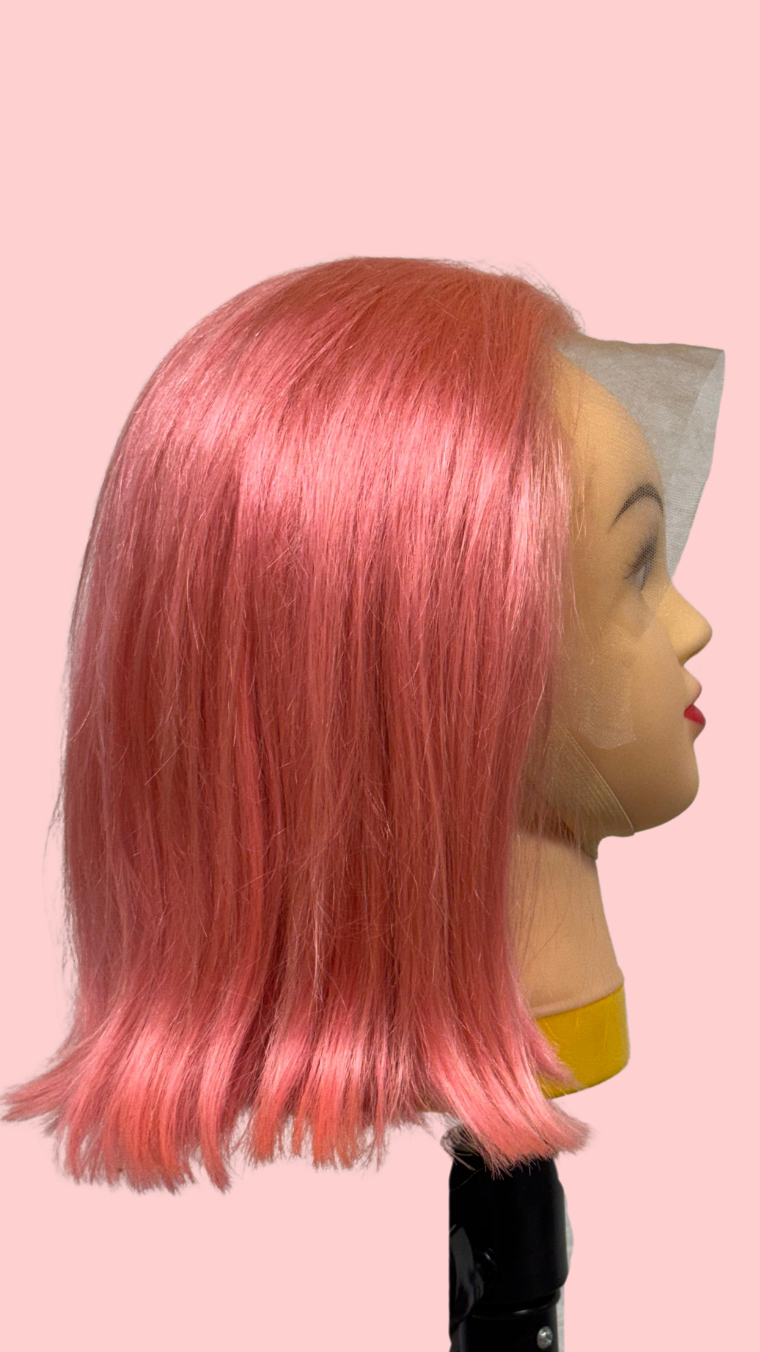 Baby Pink Bob Hair