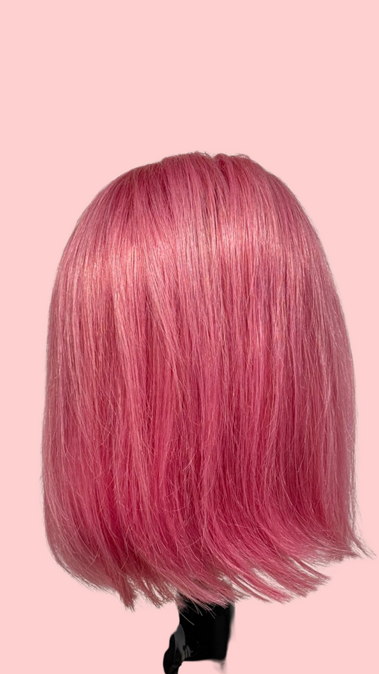 Pink Bob Hair