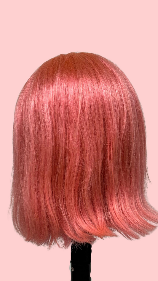 Baby Pink Bob Hair